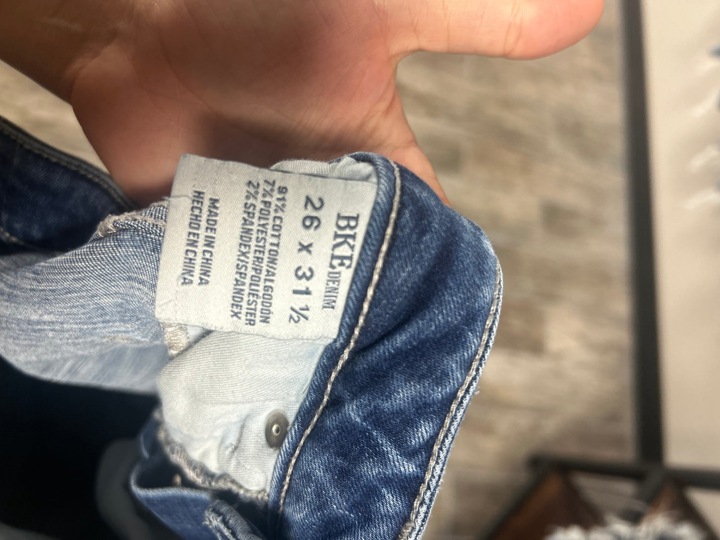 BKE Billie Jeans 26x31.5