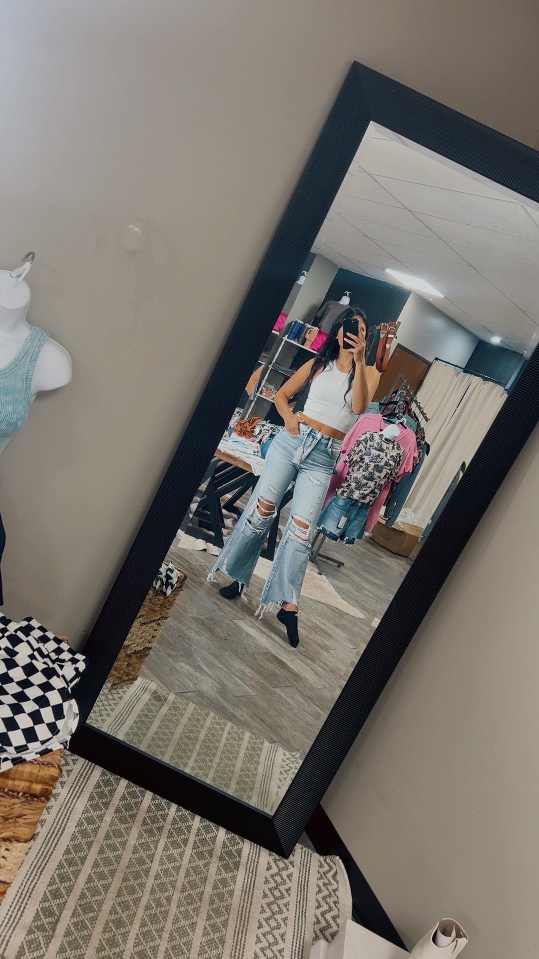 Jess Jeans - cropped flare