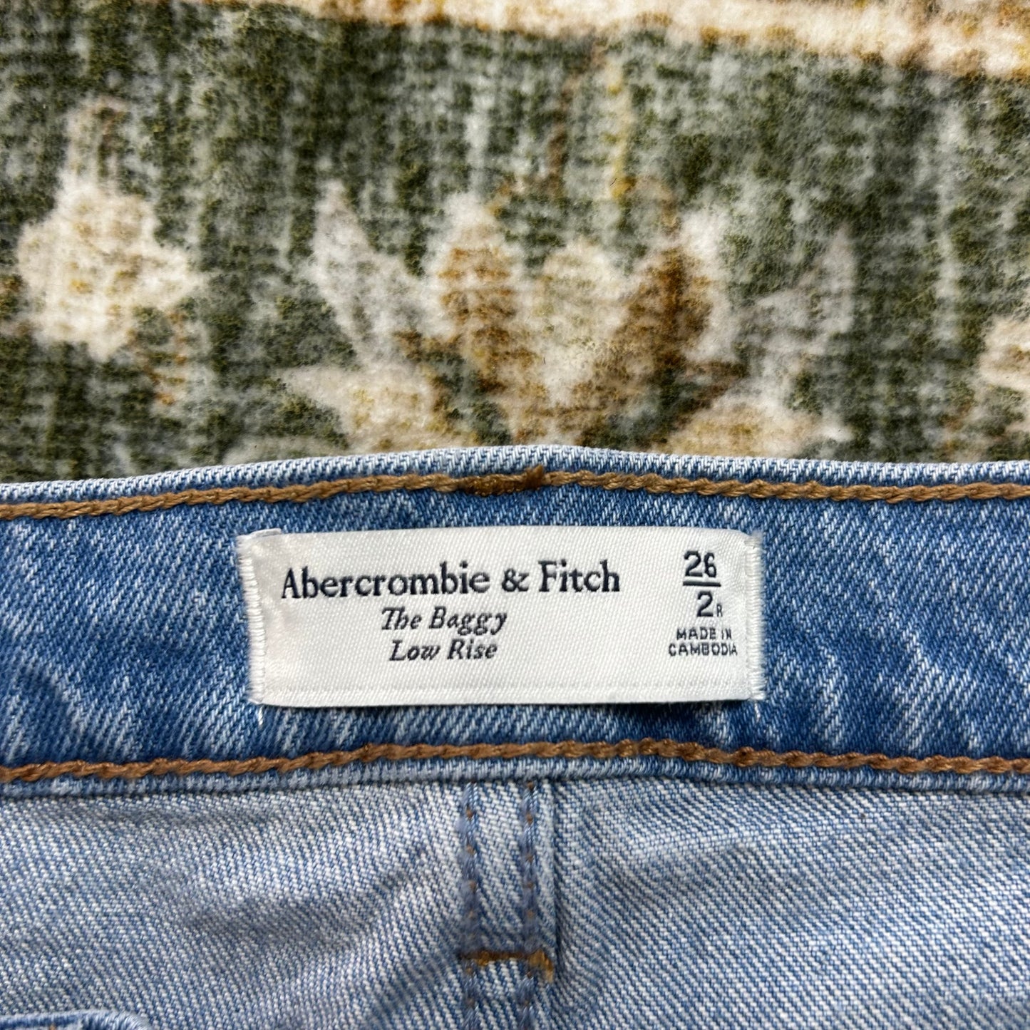 Abercrombie & Fitch 26|2r the baggy low rise jeans