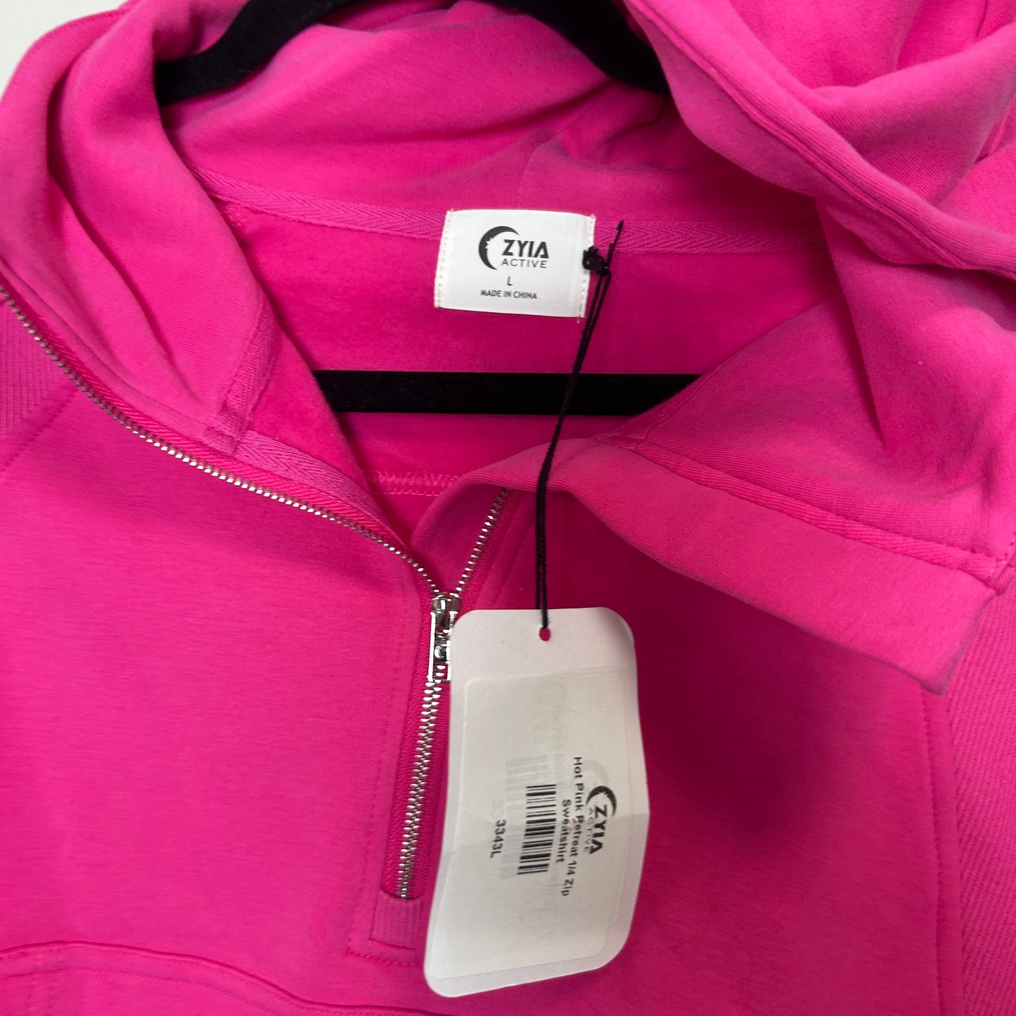 Zyia Active Retreat 1/4th sleeve NWT large