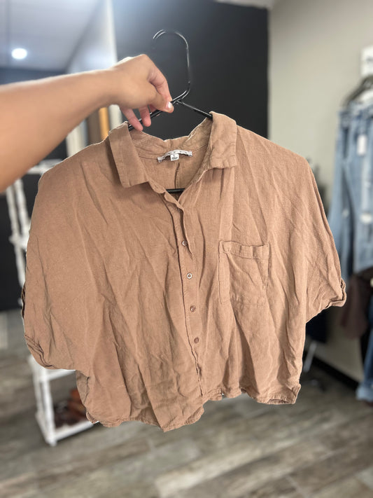 HYFVE Blouse - boxy cropped large