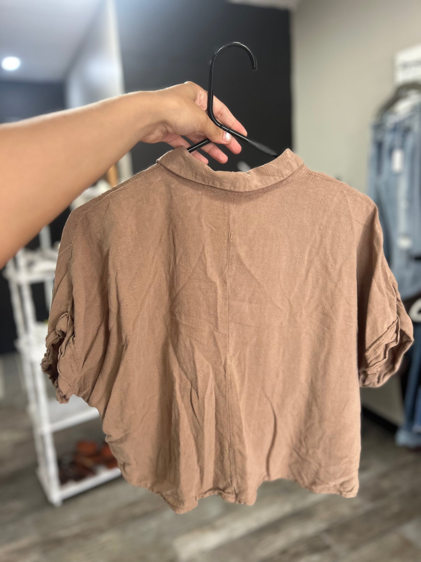HYFVE Blouse - boxy cropped large