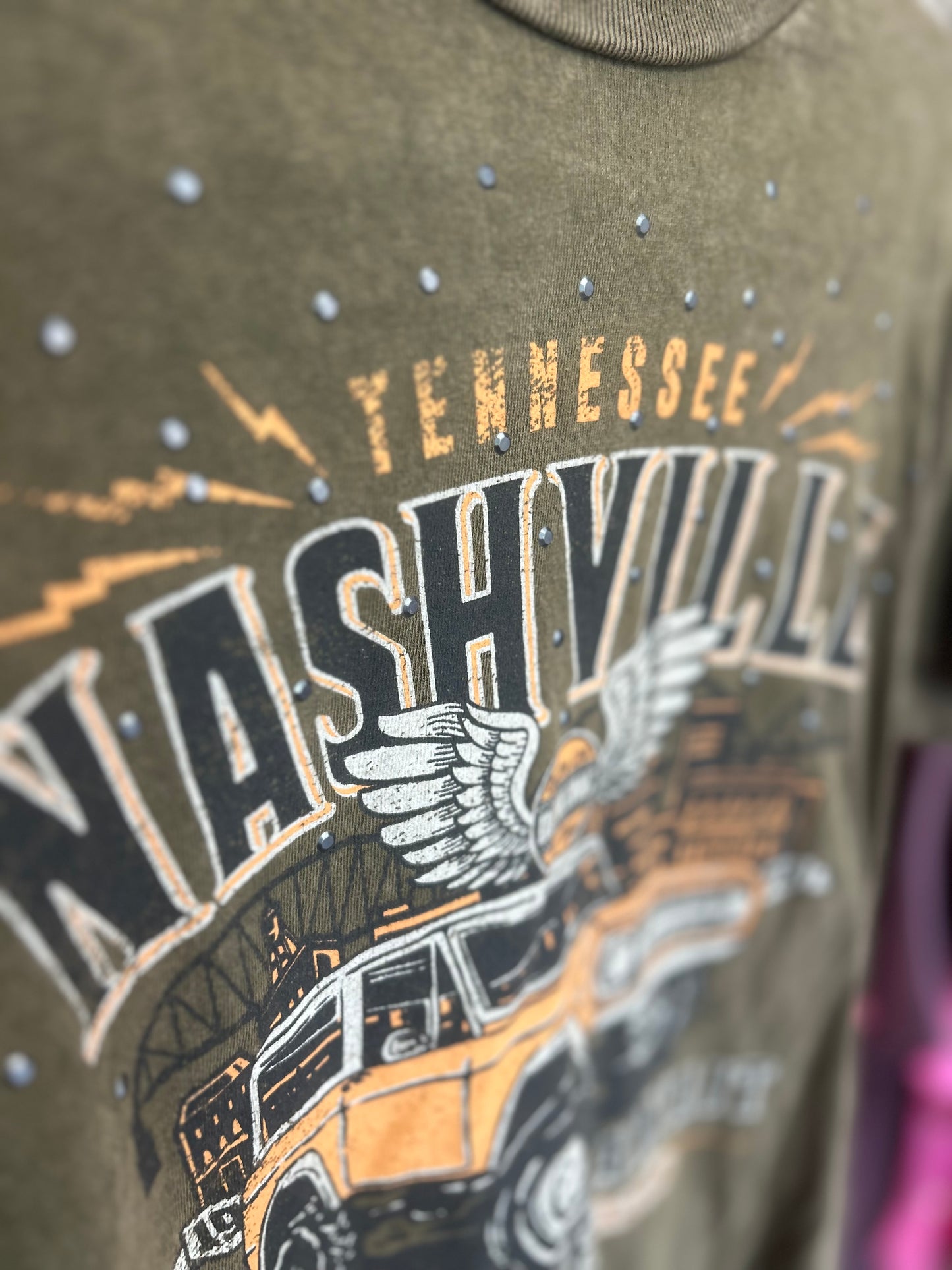 Studded Nashville Tee Medium