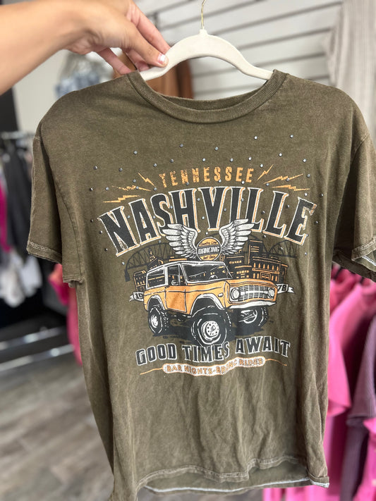 Studded Nashville Tee Medium
