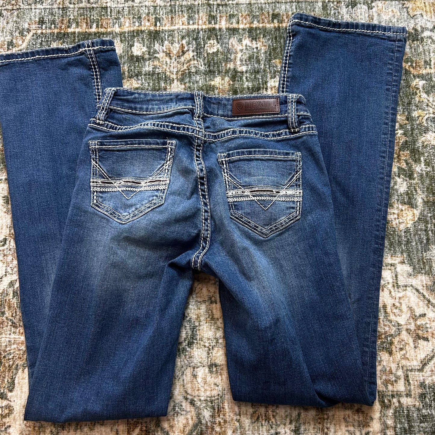 Rock and roll Midrise riding jeans 24x34