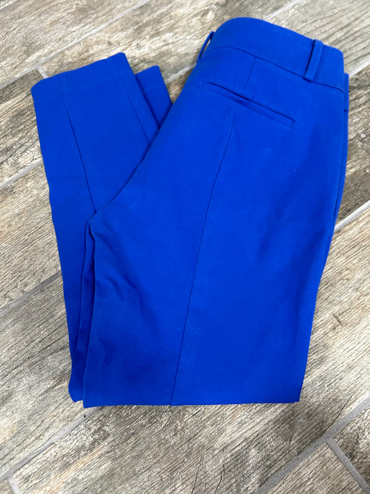 LOFT Royal Blue Tapered ankle dress pants  XS Petite