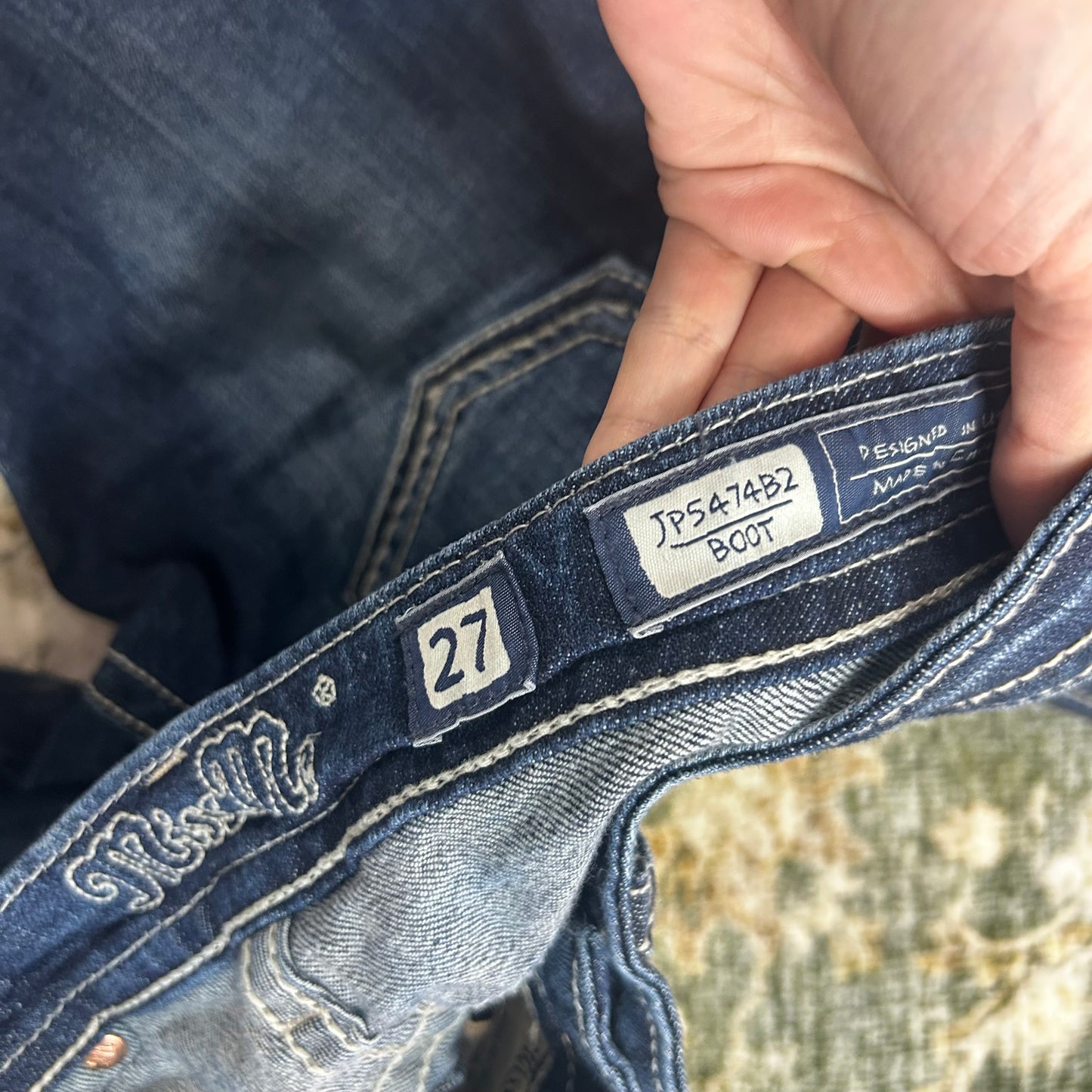 Miss me Y2K size 27 - scroll to see measurements!