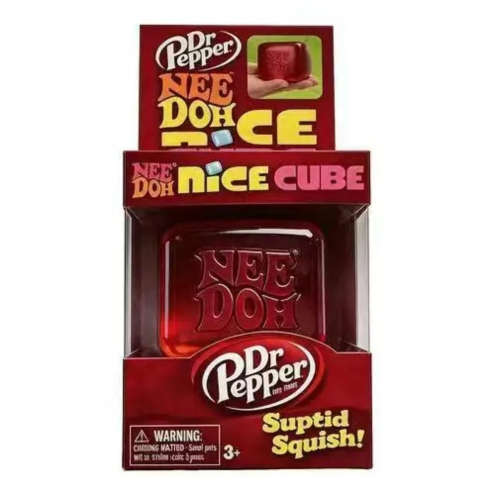 Needoh Nice Cube Sensory Nice-Sicle Stress Relief Squishy Cube Anti-Anxiety Squeeze Object For Focus ADHD Population