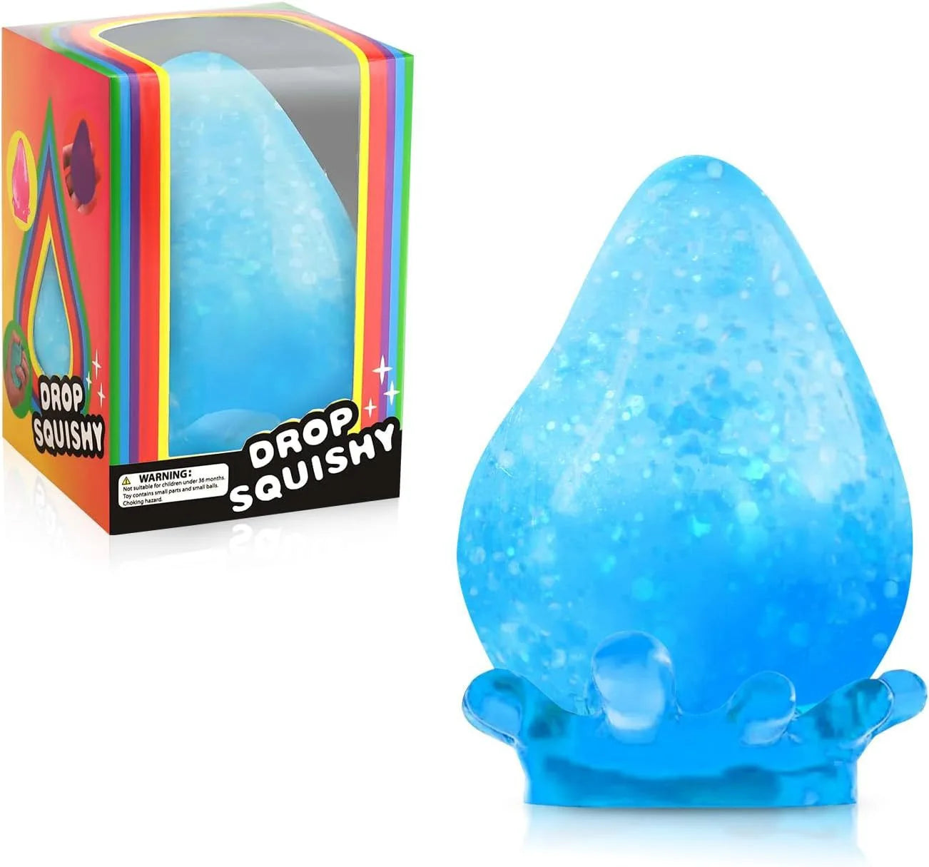 Hot Selling Needoh Style Dreamy Water Drop Squishy Toy,Malt Sugar Slow Rising Stress Ball,Sensory Fidget Toys For Anxiety Relief 
needoh inspo