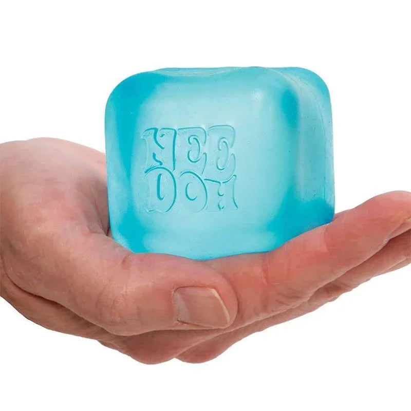 Schylling Needoh Nice Cube Sensory Toys Stress Relieving Blocks Pinching Relieving Puzzle Solving Venting Children Souvenir