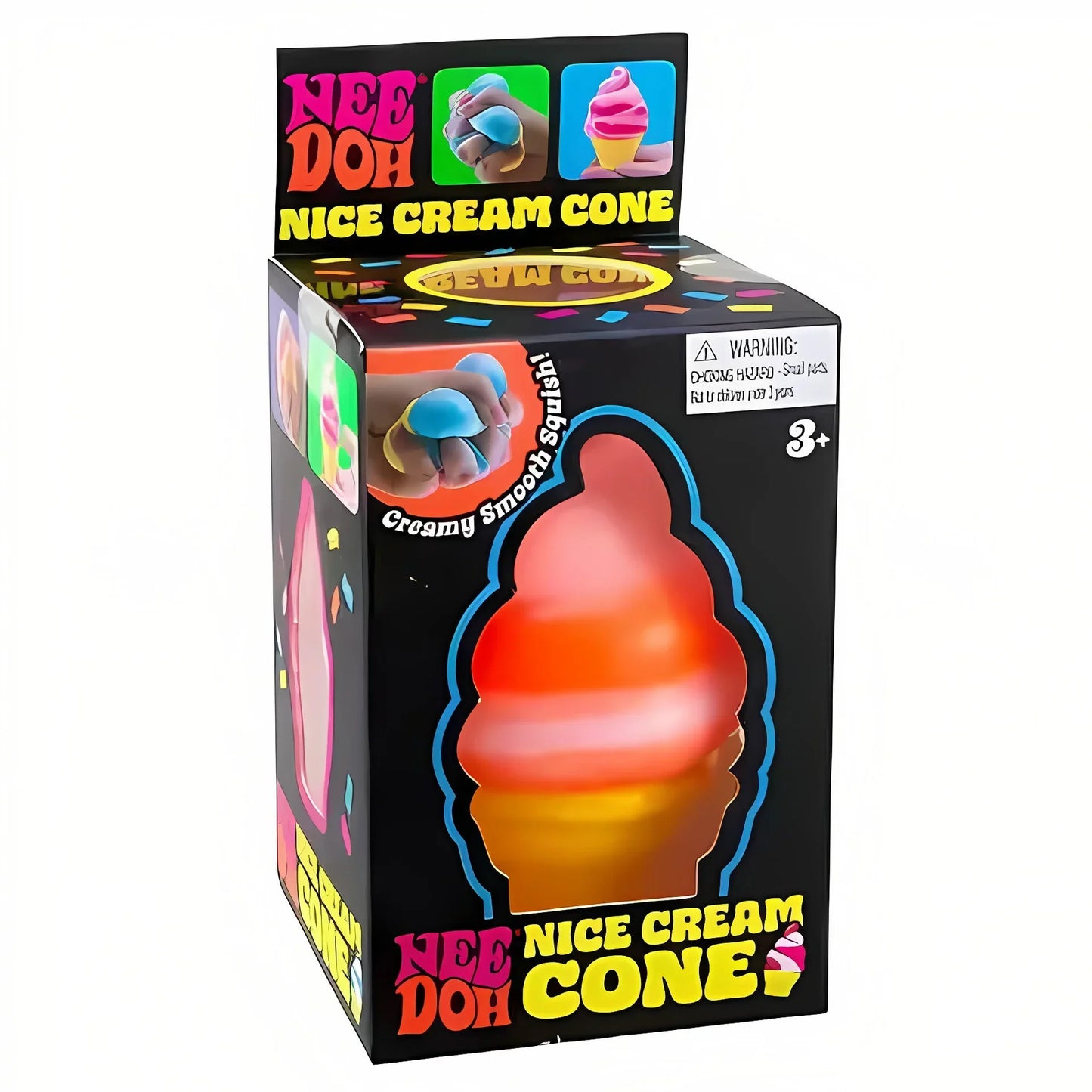 Needoh Nice Cube Sensory Nice-Sicle Stress Relief Squishy Cube Anti-Anxiety Squeeze Object For Focus ADHD Population