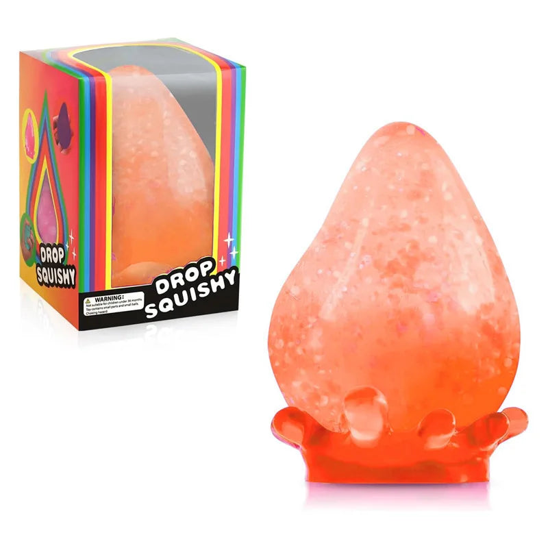 Hot Selling Needoh Style Dreamy Water Drop Squishy Toy,Malt Sugar Slow Rising Stress Ball,Sensory Fidget Toys For Anxiety Relief 
needoh inspo