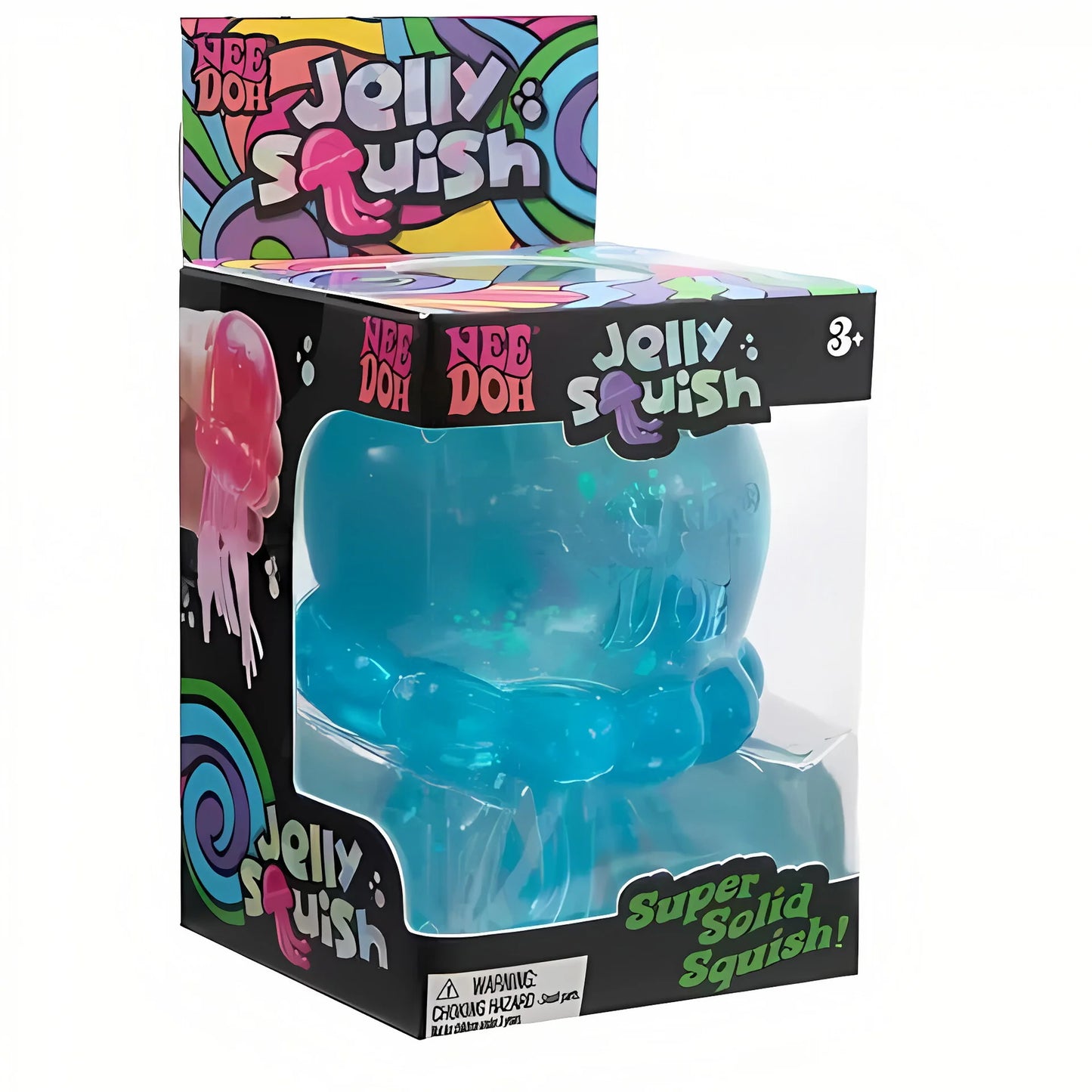 Needoh Nice Cube Sensory Nice-Sicle Stress Relief Squishy Cube Anti-Anxiety Squeeze Object For Focus ADHD Population